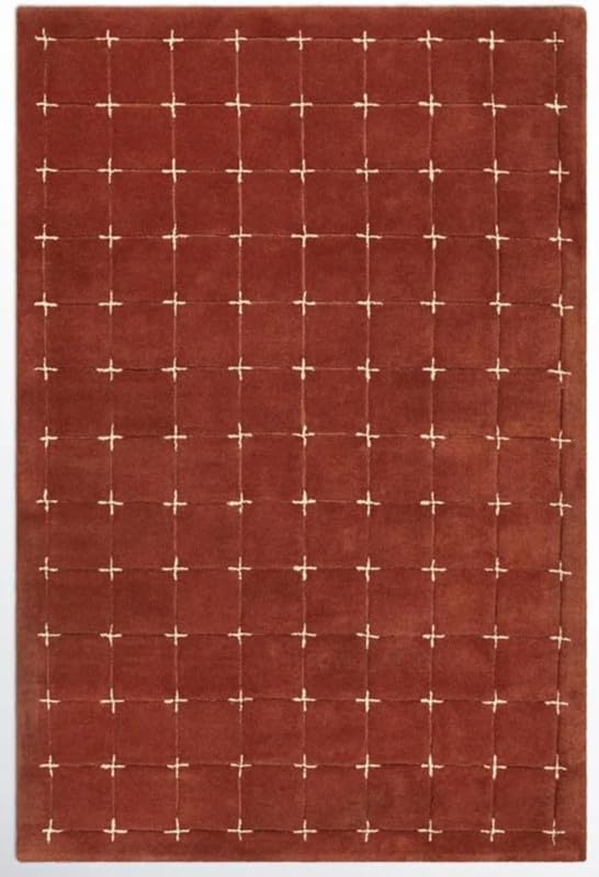 Soft Plush Terracotta Living Room Carpet