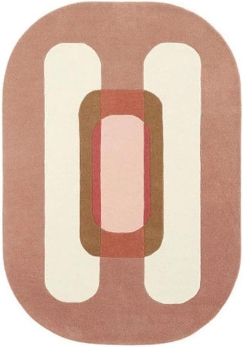 Irregular Floral Area Rug