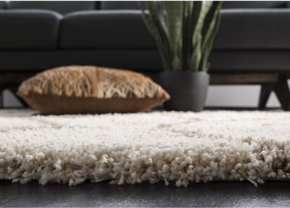 Abstract Flowing Curves Area Rug