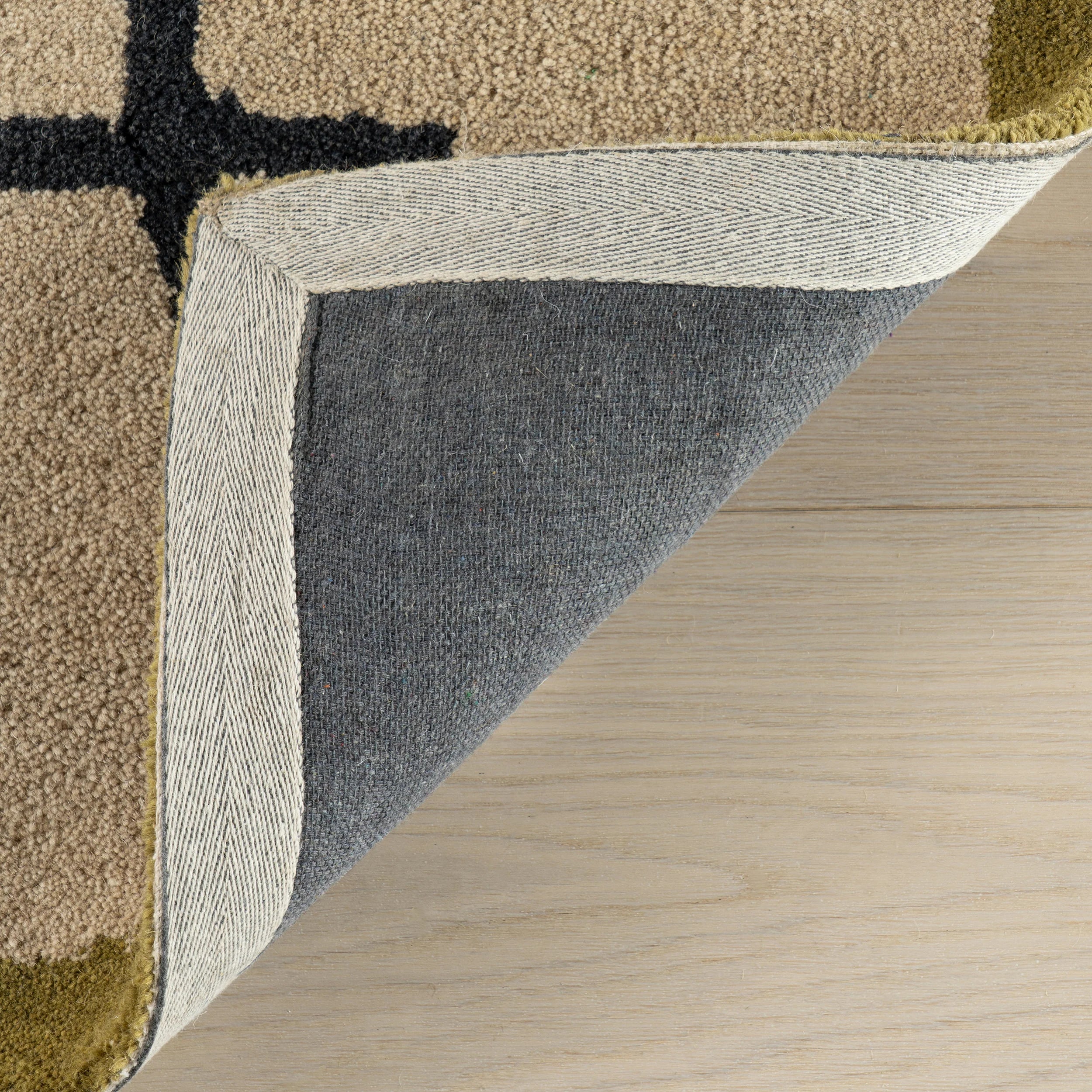 Simple Modern Beige Hand Tufted Carpet