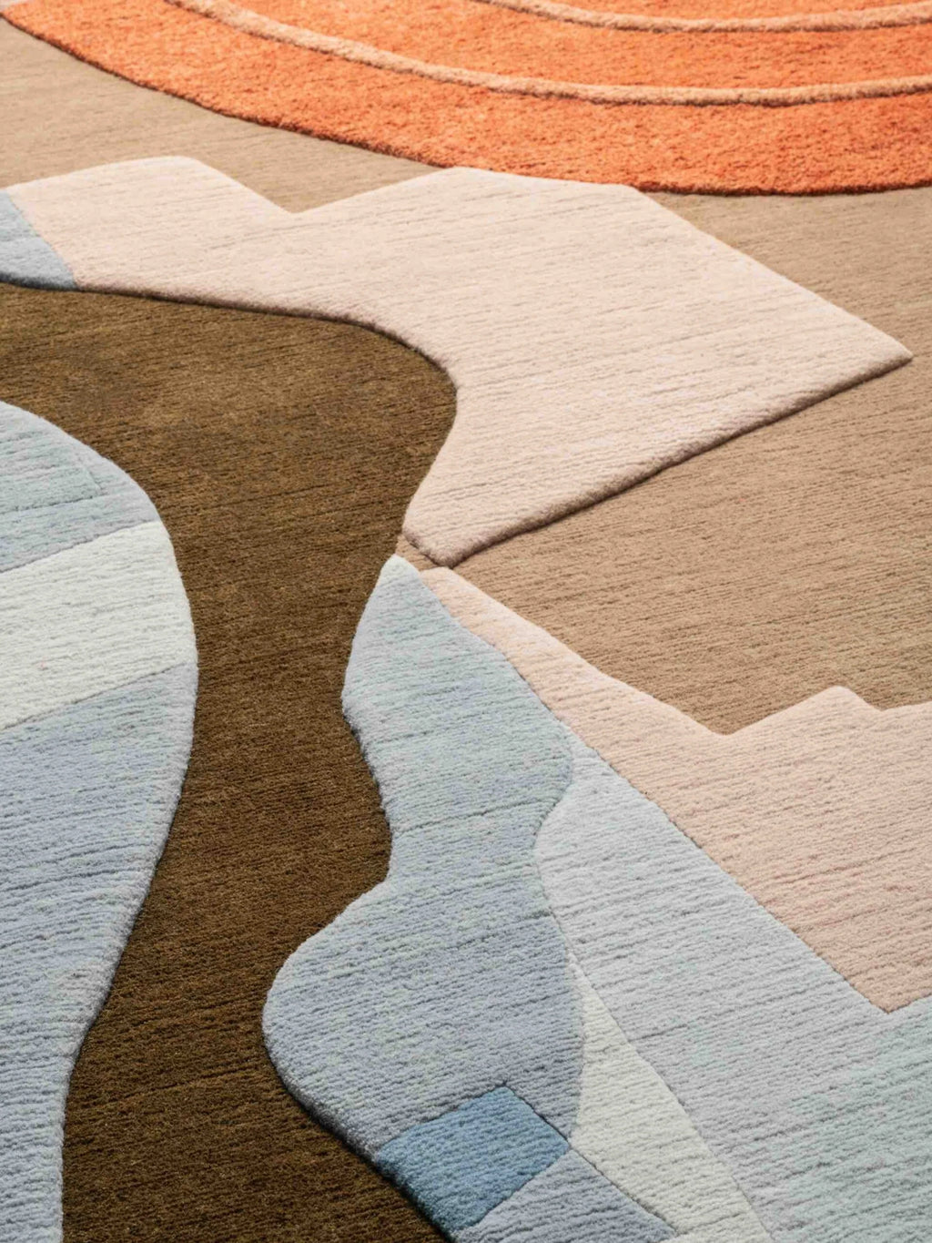 Irregular Geometric Abstract Rug