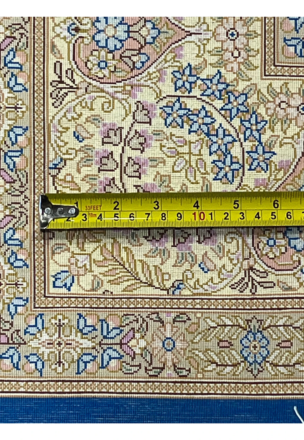 The Solstice Imperial Hand-Knotted Royal Indigo & Gilded Gold Rug