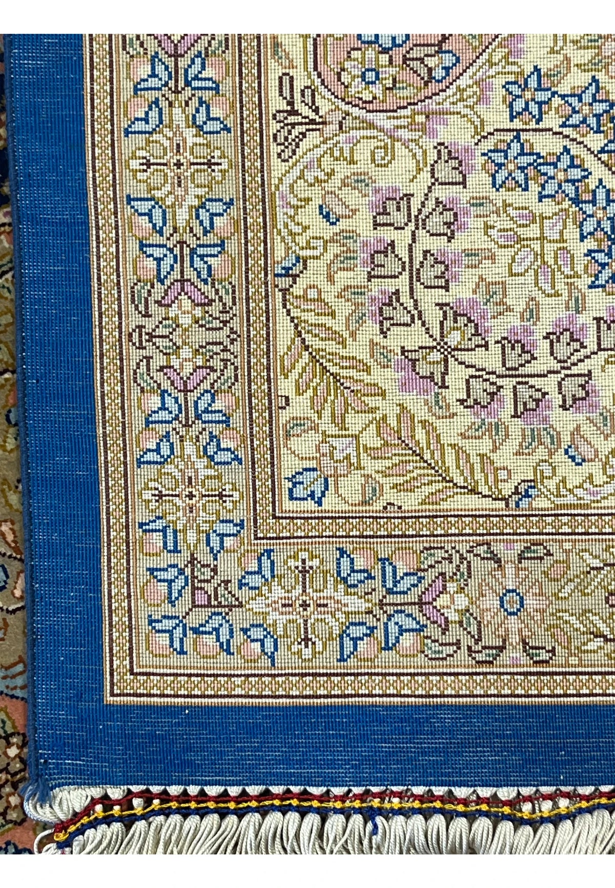 The Solstice Imperial Hand-Knotted Royal Indigo & Gilded Gold Rug