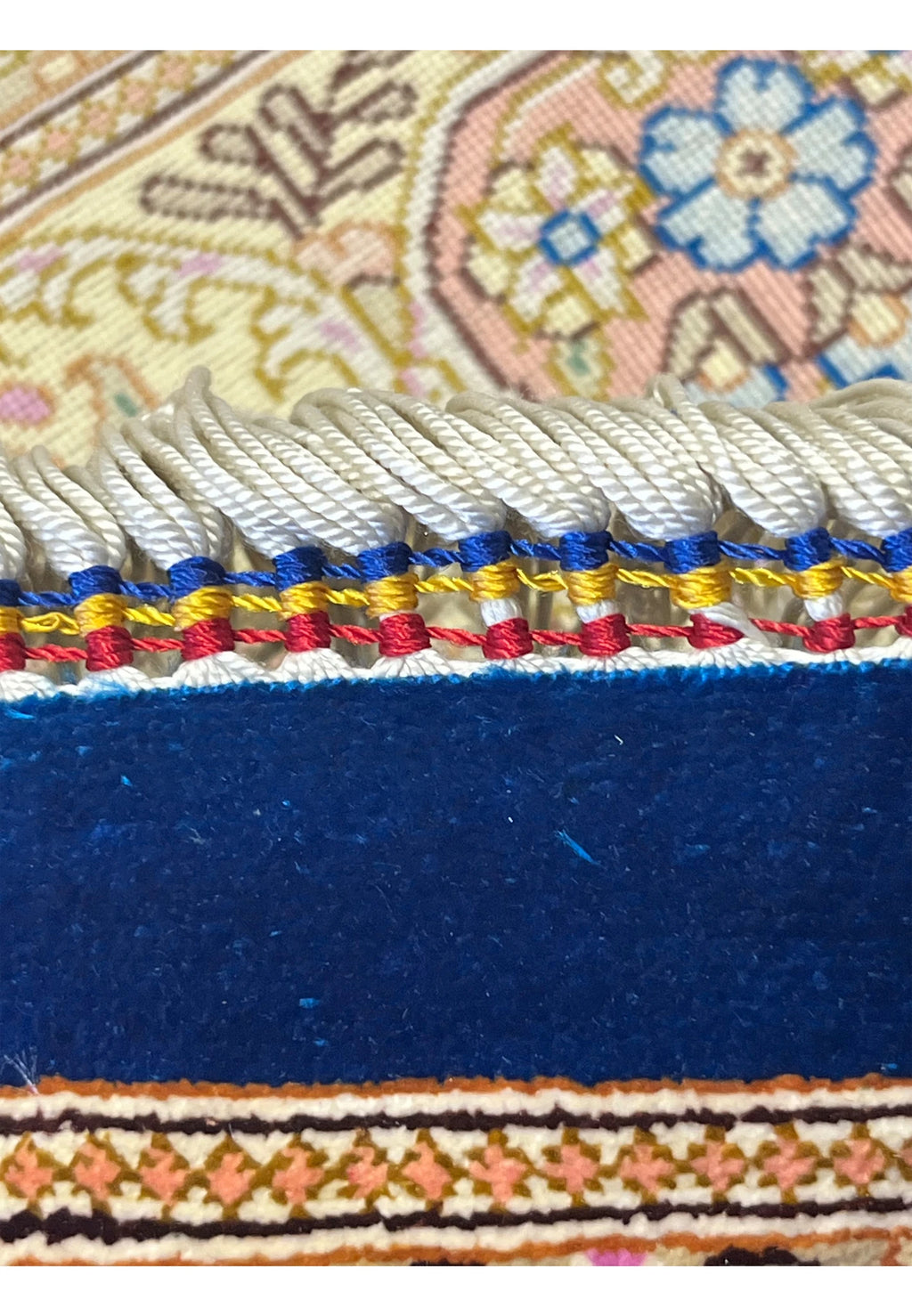 The Solstice Imperial Hand-Knotted Royal Indigo & Gilded Gold Rug