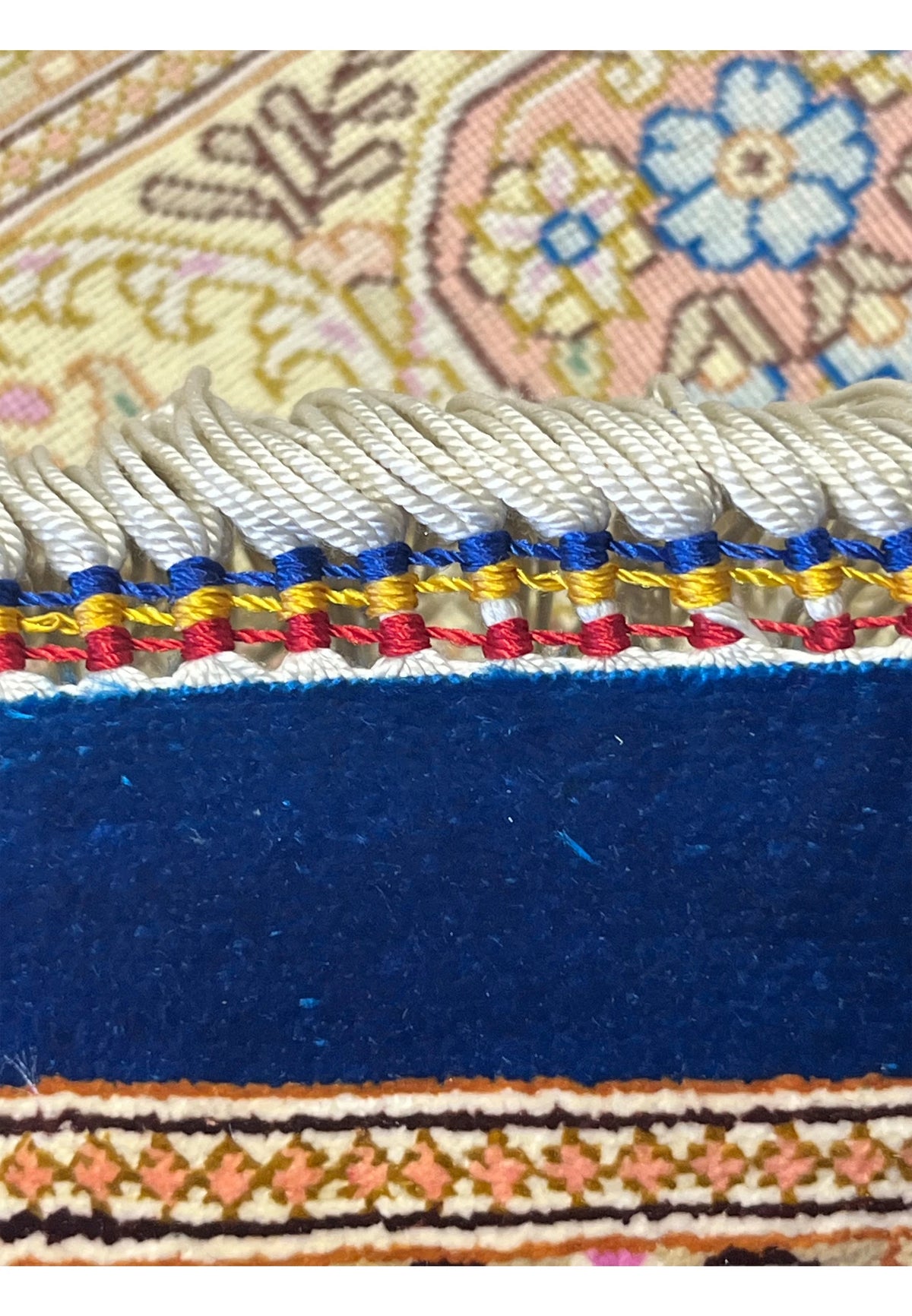 The Solstice Imperial Hand-Knotted Royal Indigo & Gilded Gold Rug