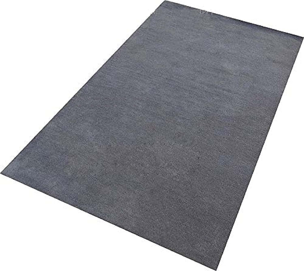 Graphite Serenity Solid Wool Area Rug