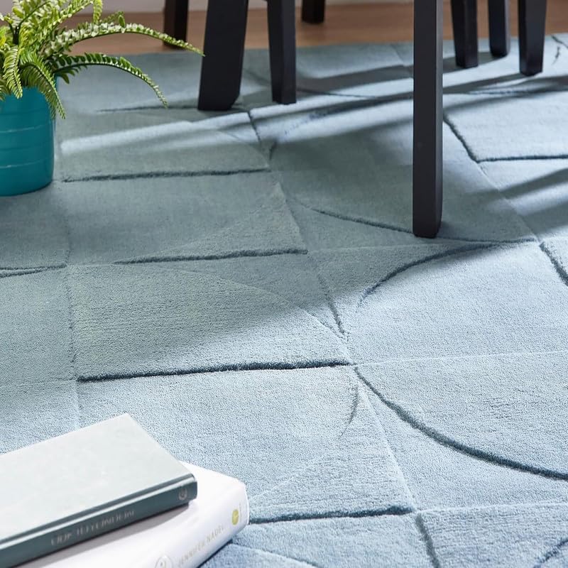 Cloud Orbit Designer Wool Rug