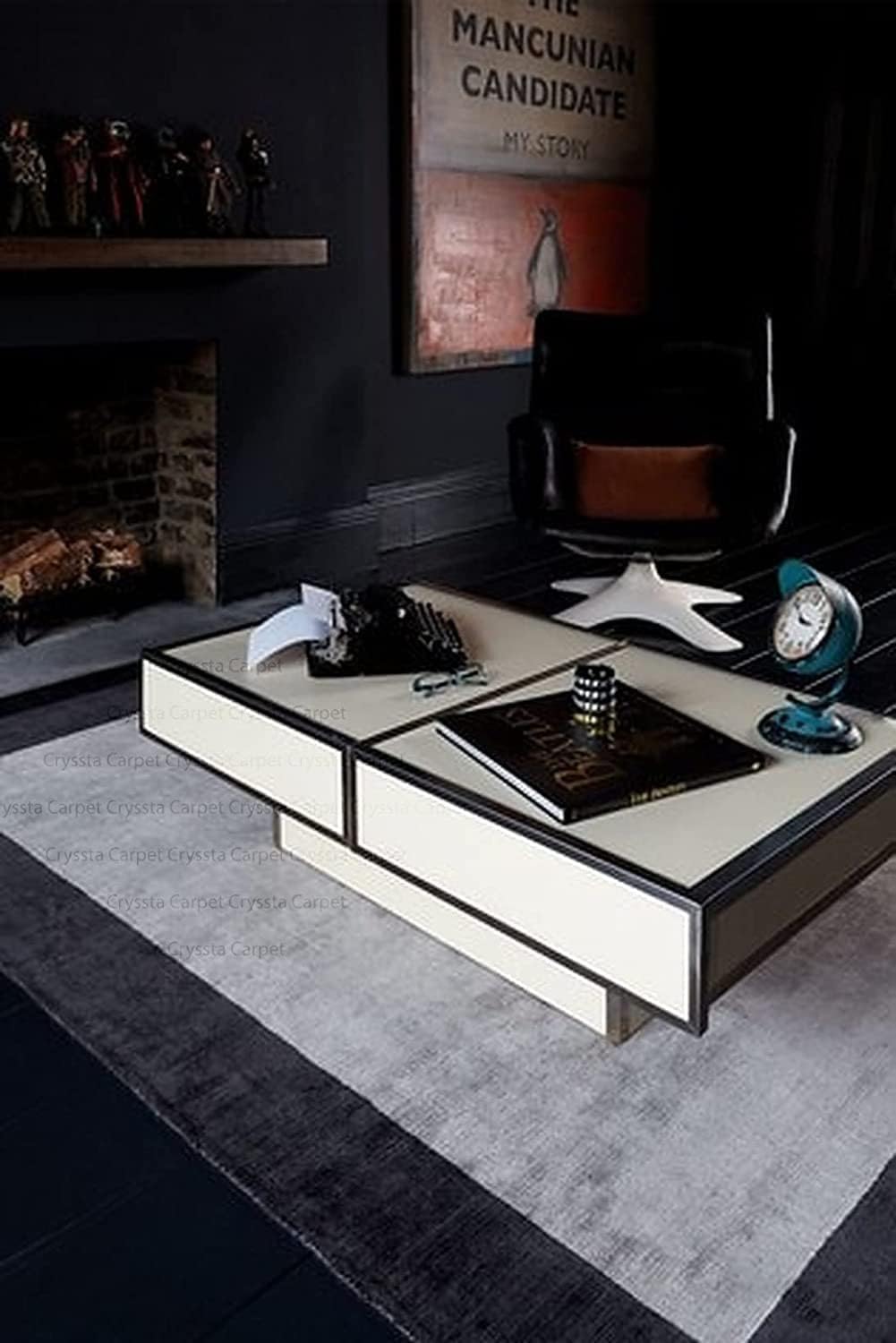 Silk Hand Tufted Carpet Modern Premium Area Rug