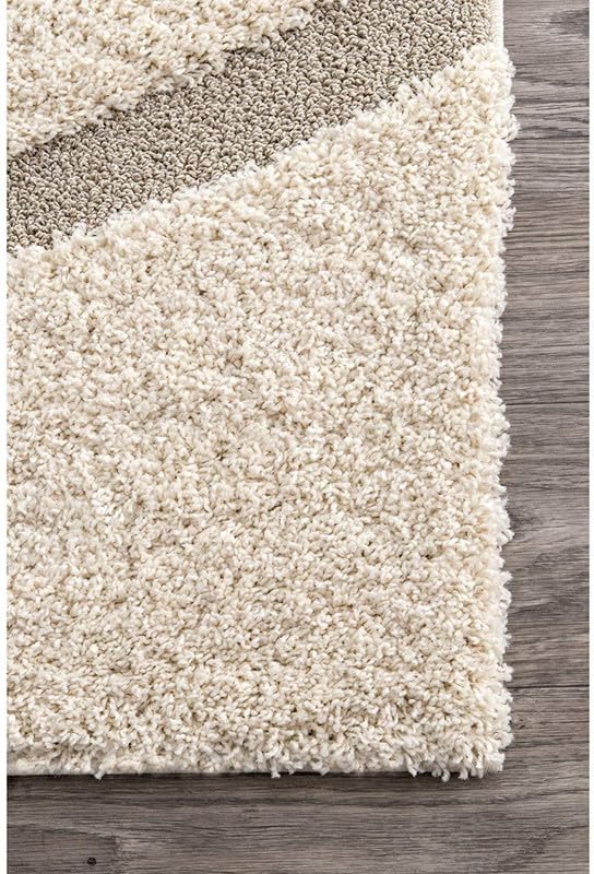Abstract Flowing Curves Area Rug
