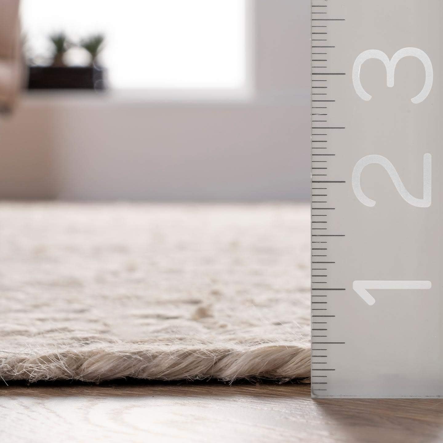 Luxury Ivory Jute Rug
