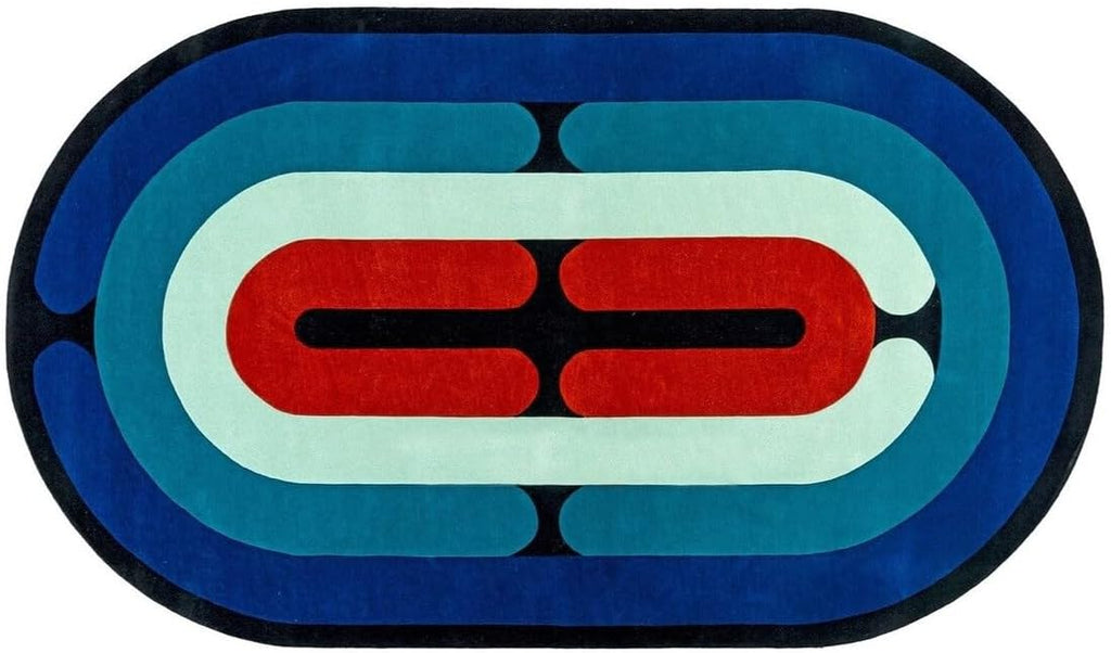 Irregular Floral Area Rug