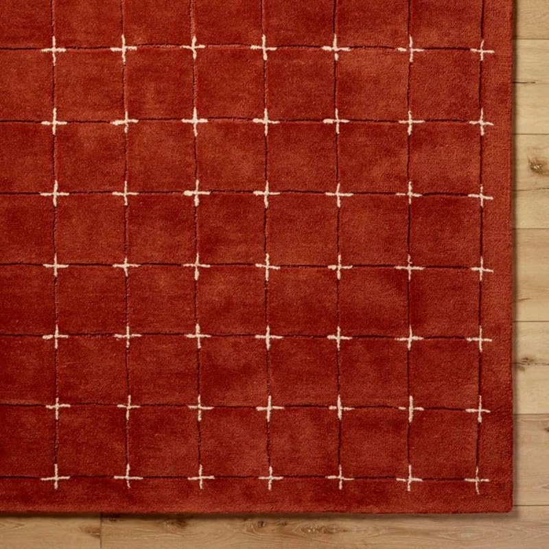 Soft Plush Terracotta Living Room Carpet