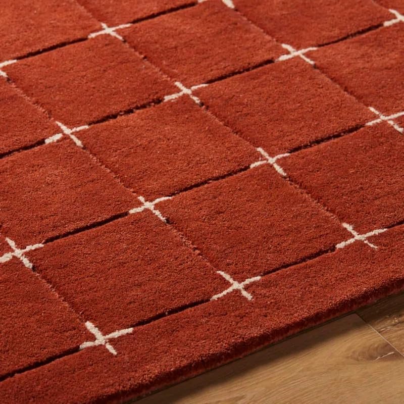 Soft Plush Terracotta Living Room Carpet