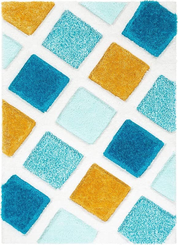 Vibrant Harlequin Design Area Rug