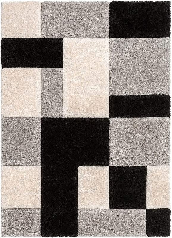 Cubist Mosaic Pattern Area Rug
