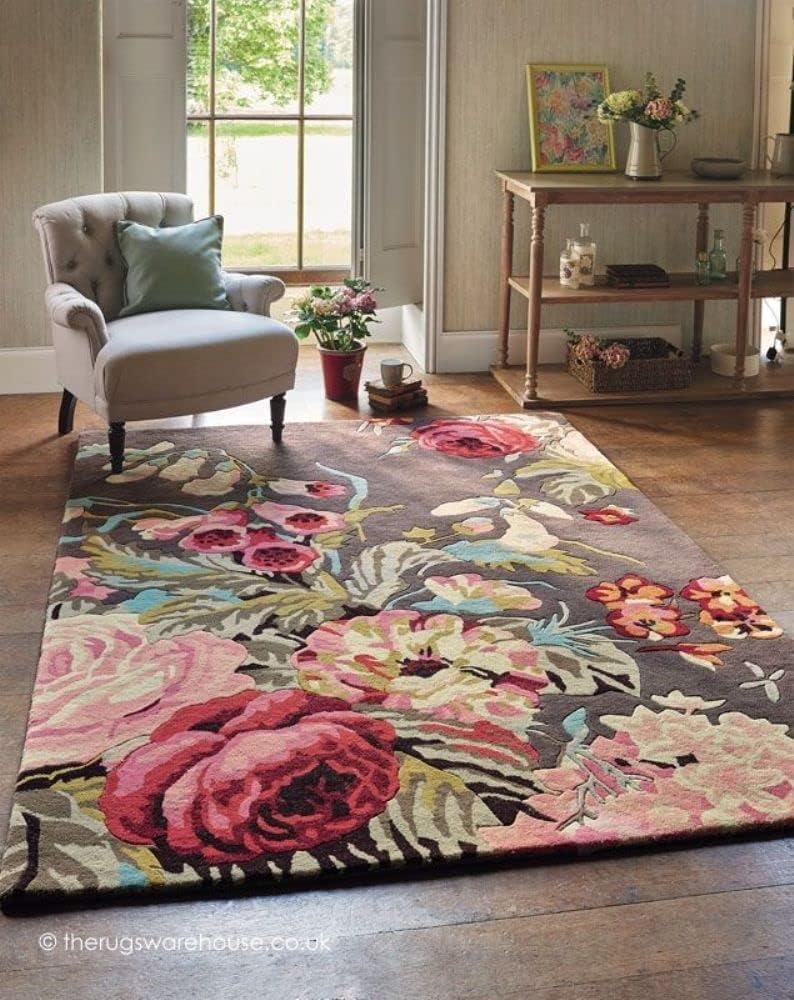 Artistic Bloom Pattern Living Room Rug