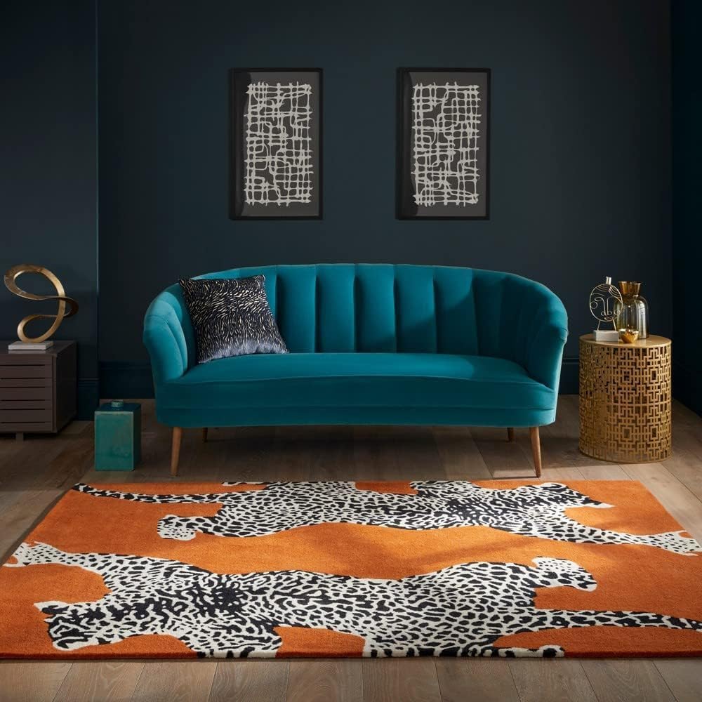 Animal Print Hand Tufted Carpet
