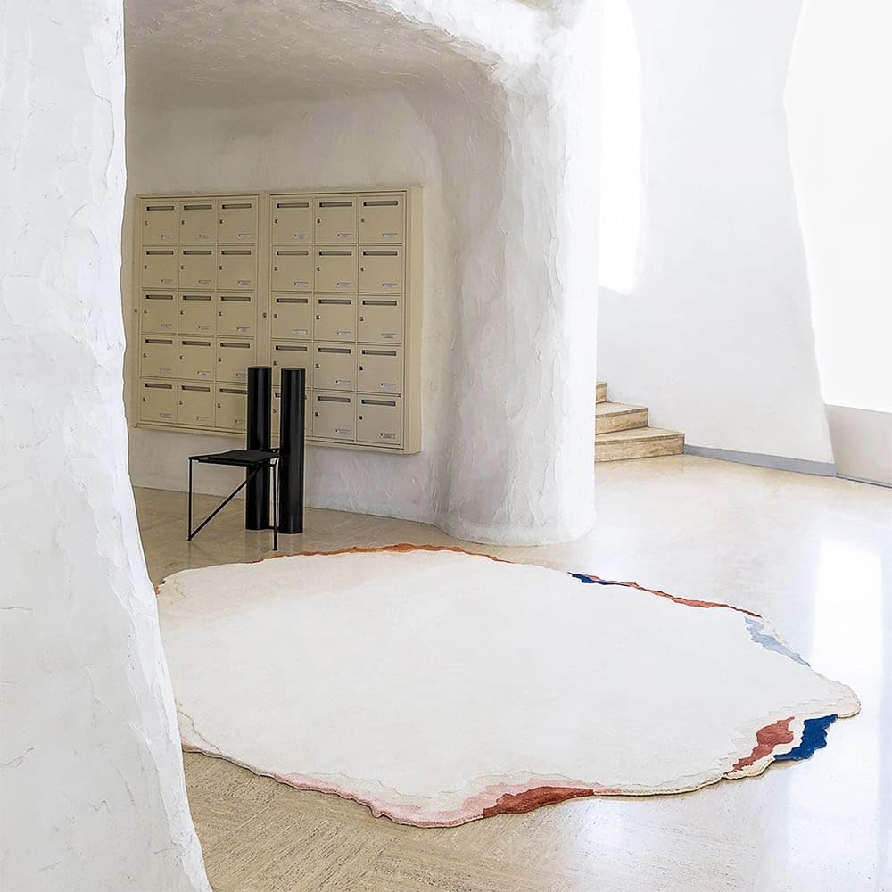 Abstract Edgeform Area Rug
