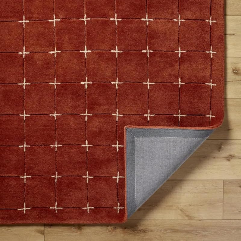 Soft Plush Terracotta Living Room Carpet