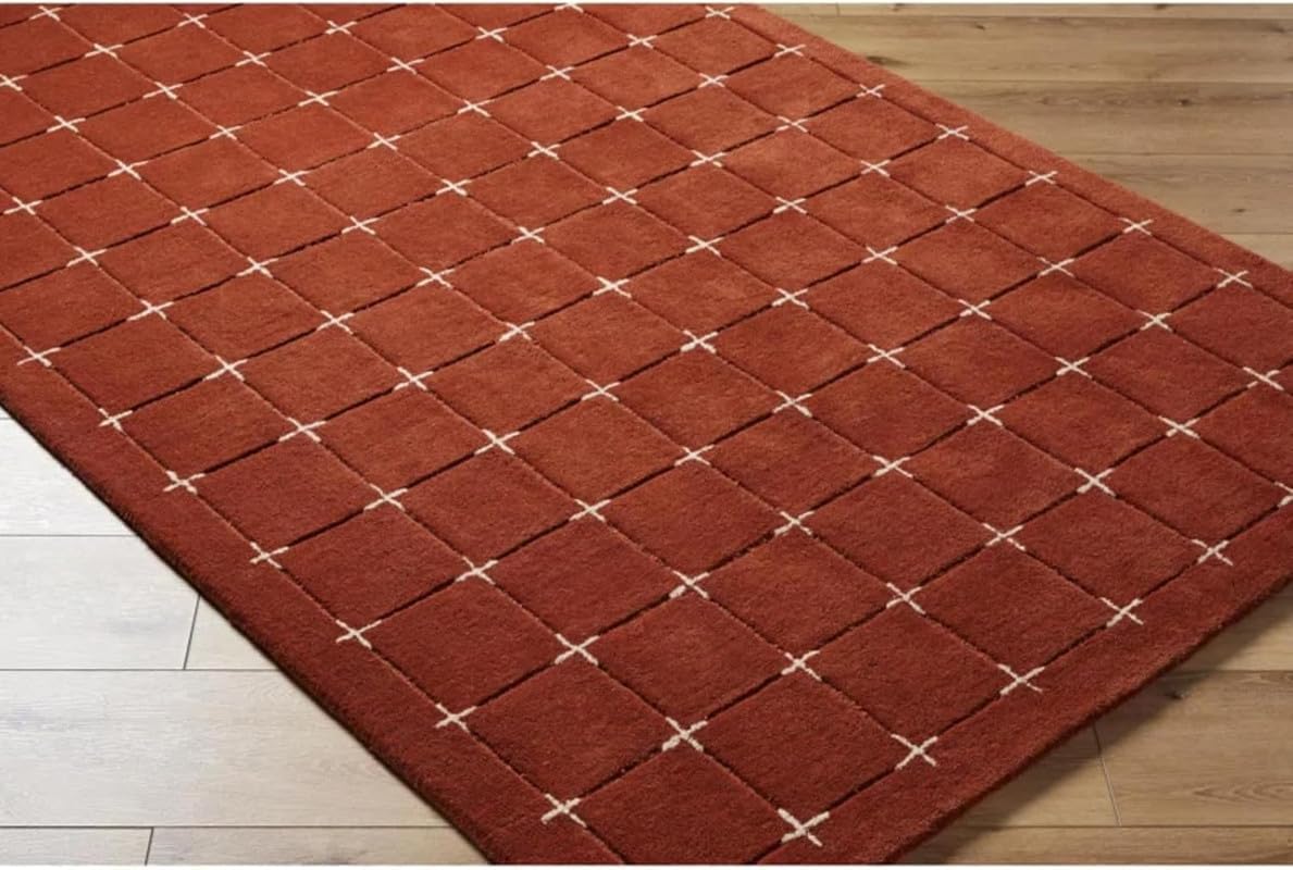 Soft Plush Terracotta Living Room Carpet