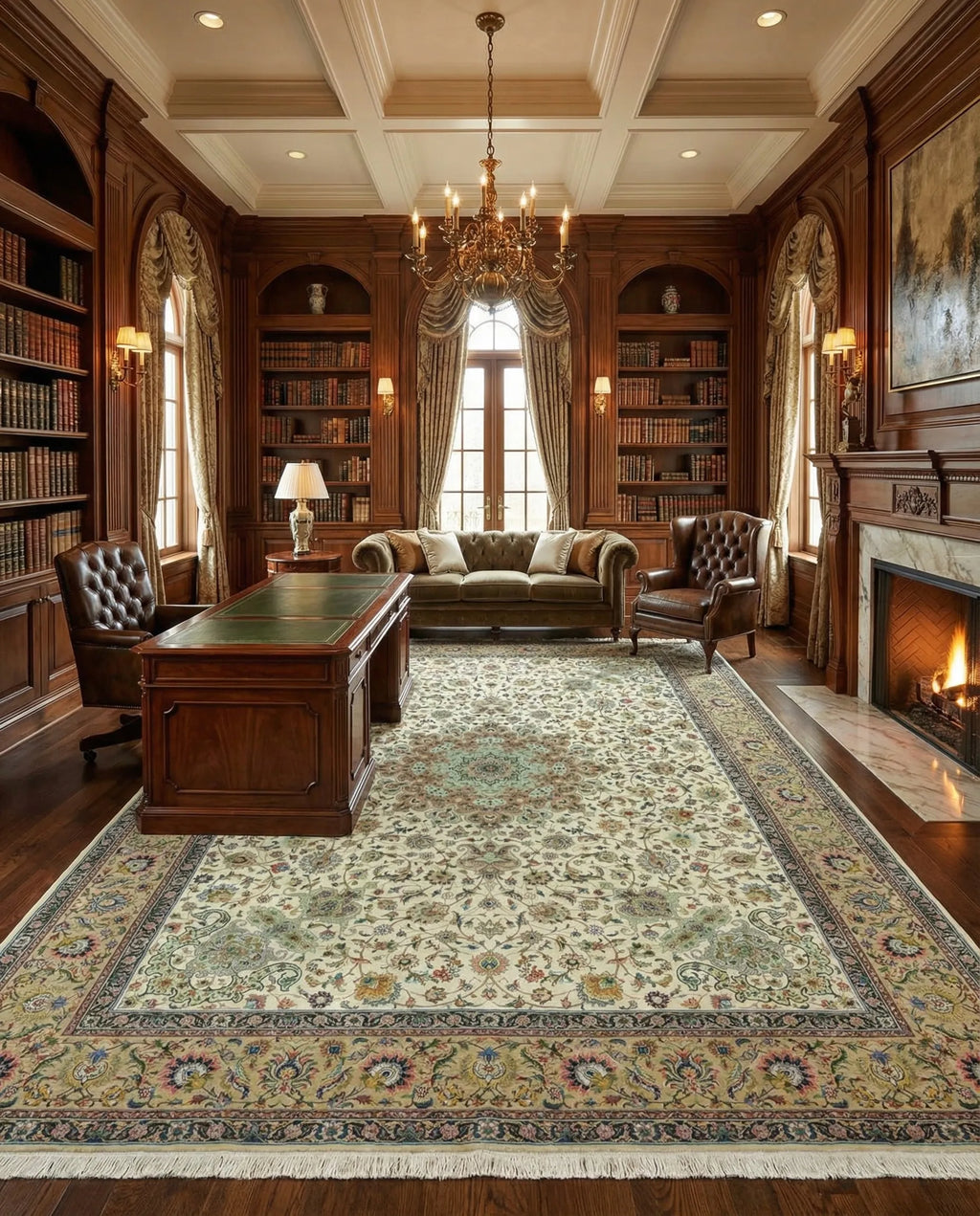 The Royal Isfahan Heritage Medallion Rug