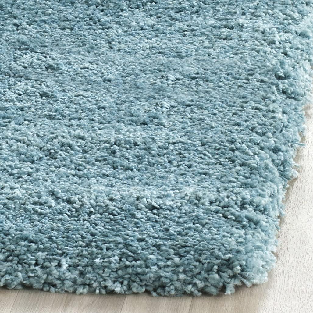 Premium Sky Blue Fluffy Shaggy Carpet