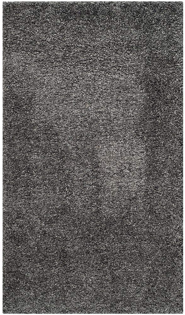 Charcoal Grey Luxury Shaggy Area Carpet