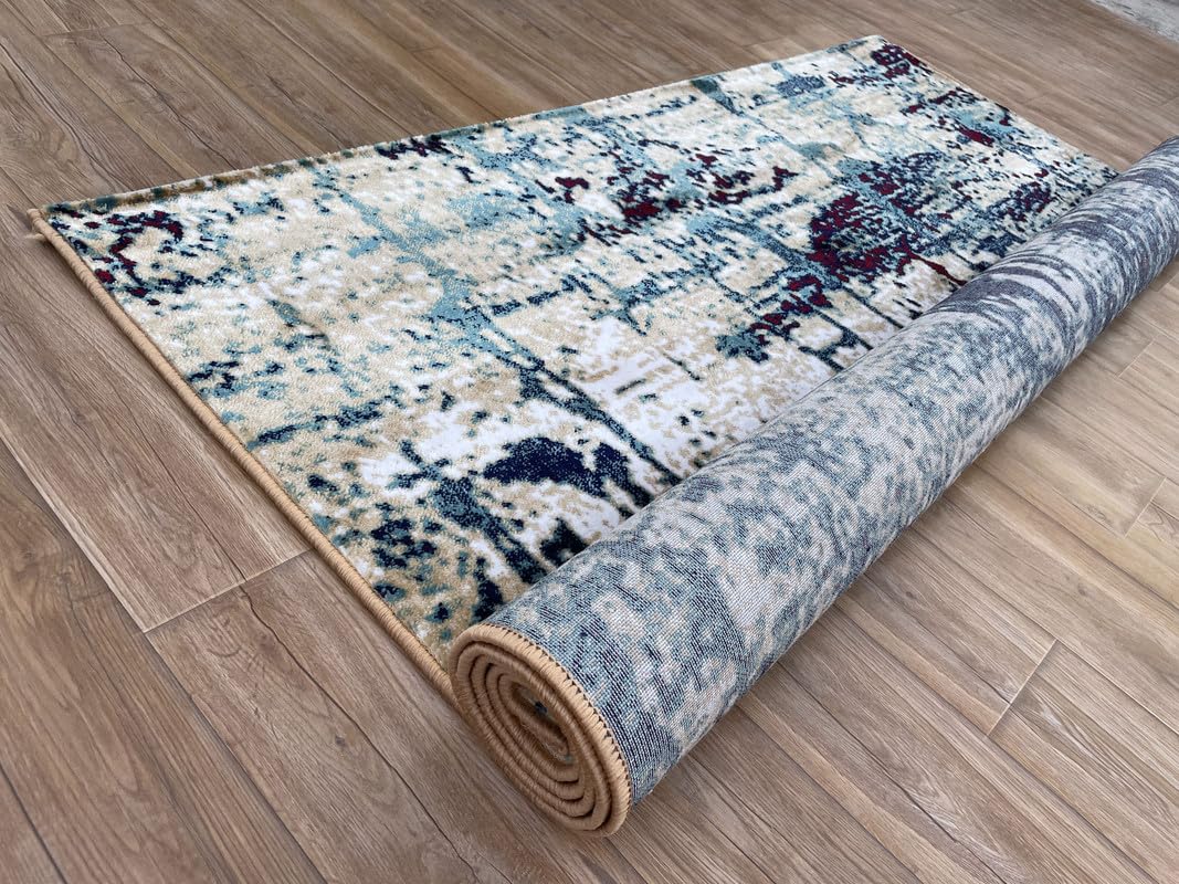 Abstract Layered Texture Rugs