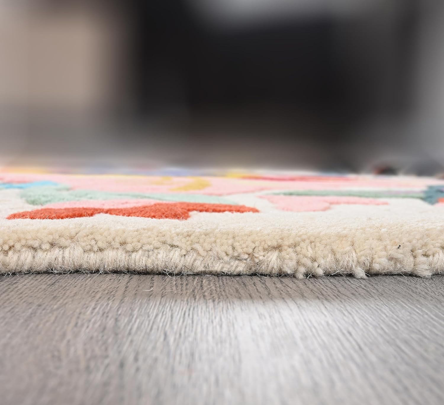 Bloom & Wave Modern Floral Area Rug