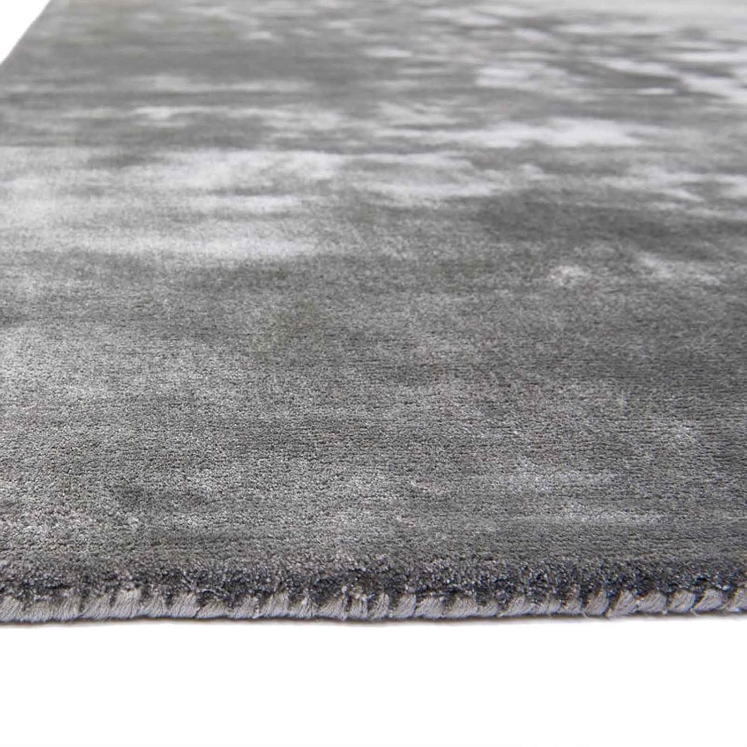 Premium Grey Plain Viscose Carpet