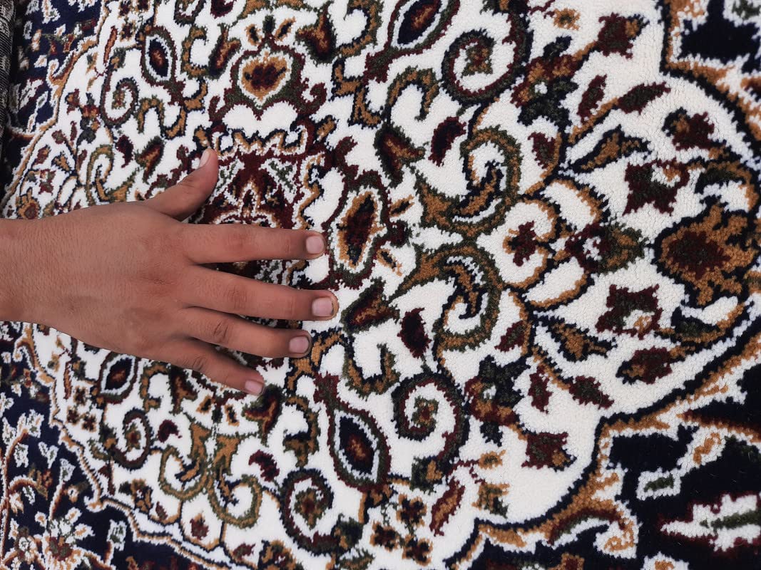 Floral Design Soft Acrylic Carpet for Living Room