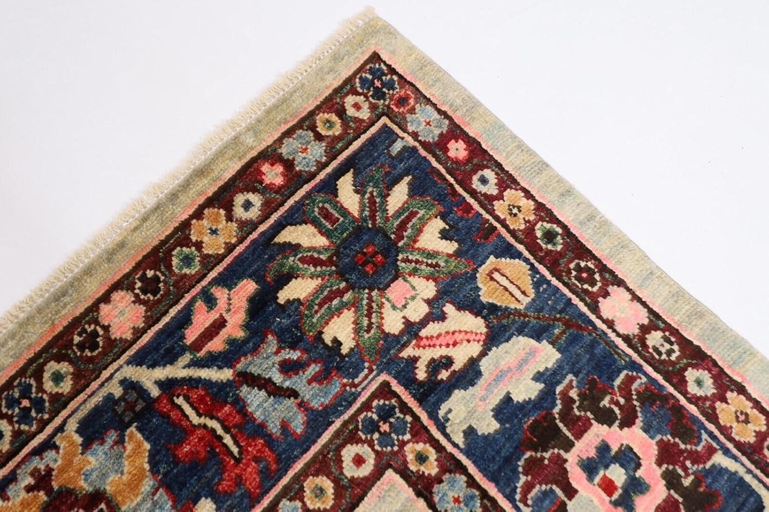 Hand Knotted Oushak Rug for Living Room, Dining Room, Office, Bedroom, Hand Knotted Wool Rug