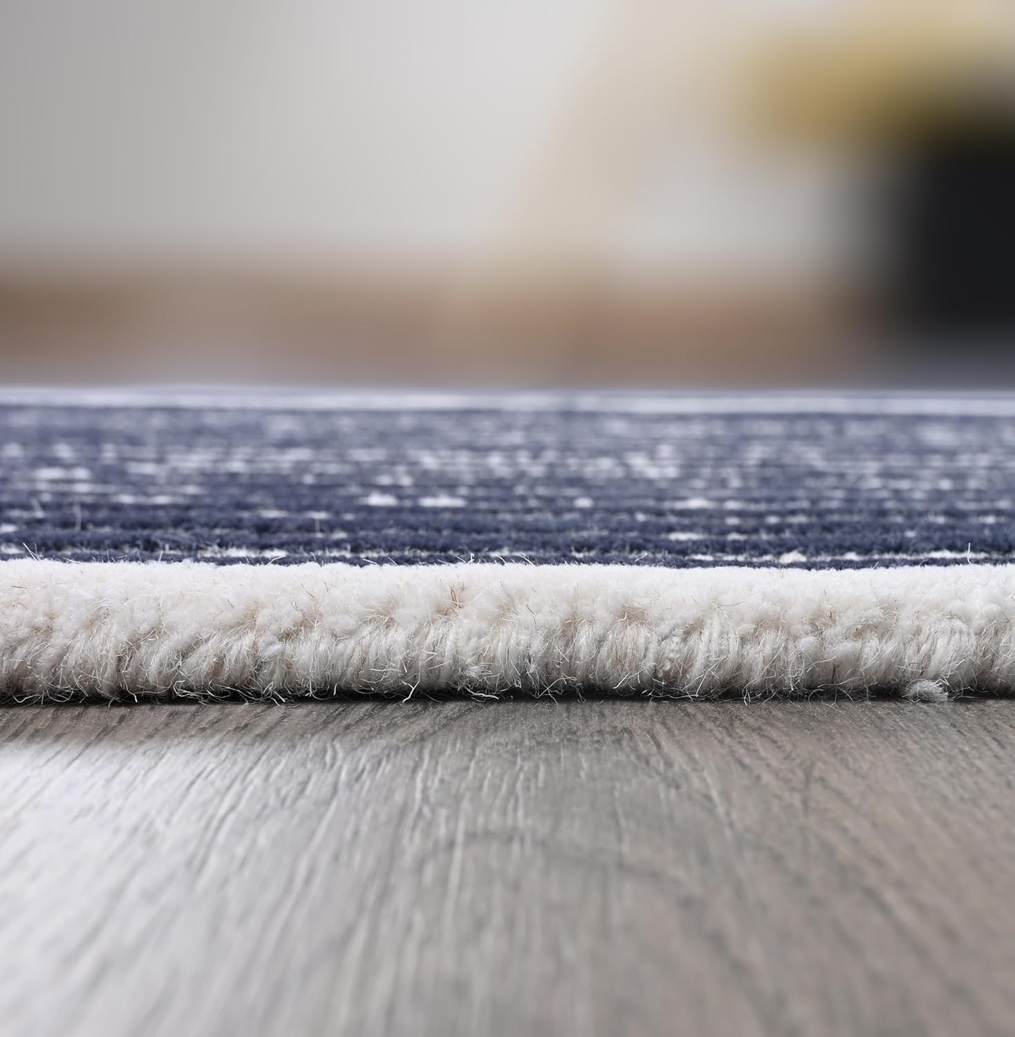 Black Eclipse Path Contemporary Rug