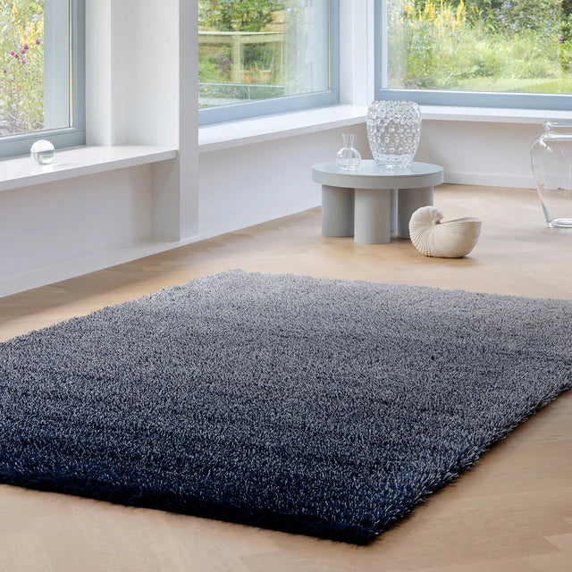 Midnight Ombre Shag Area Rug