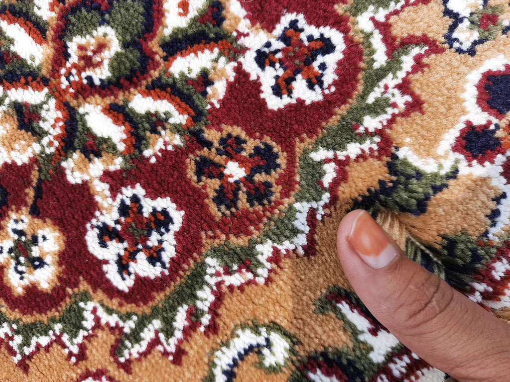 Floral Design Soft Acrylic Carpet for Living Room