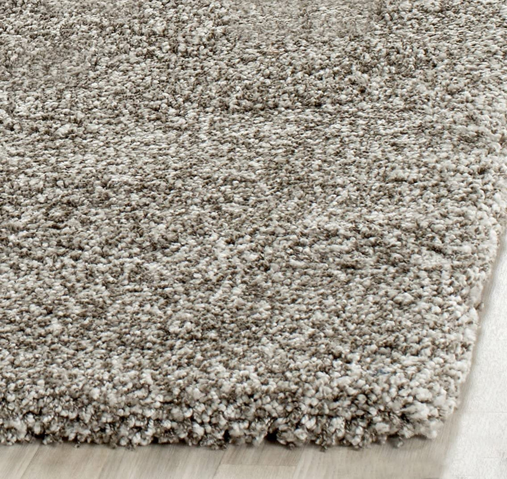 Elegant Taupe Soft Shaggy Carpet