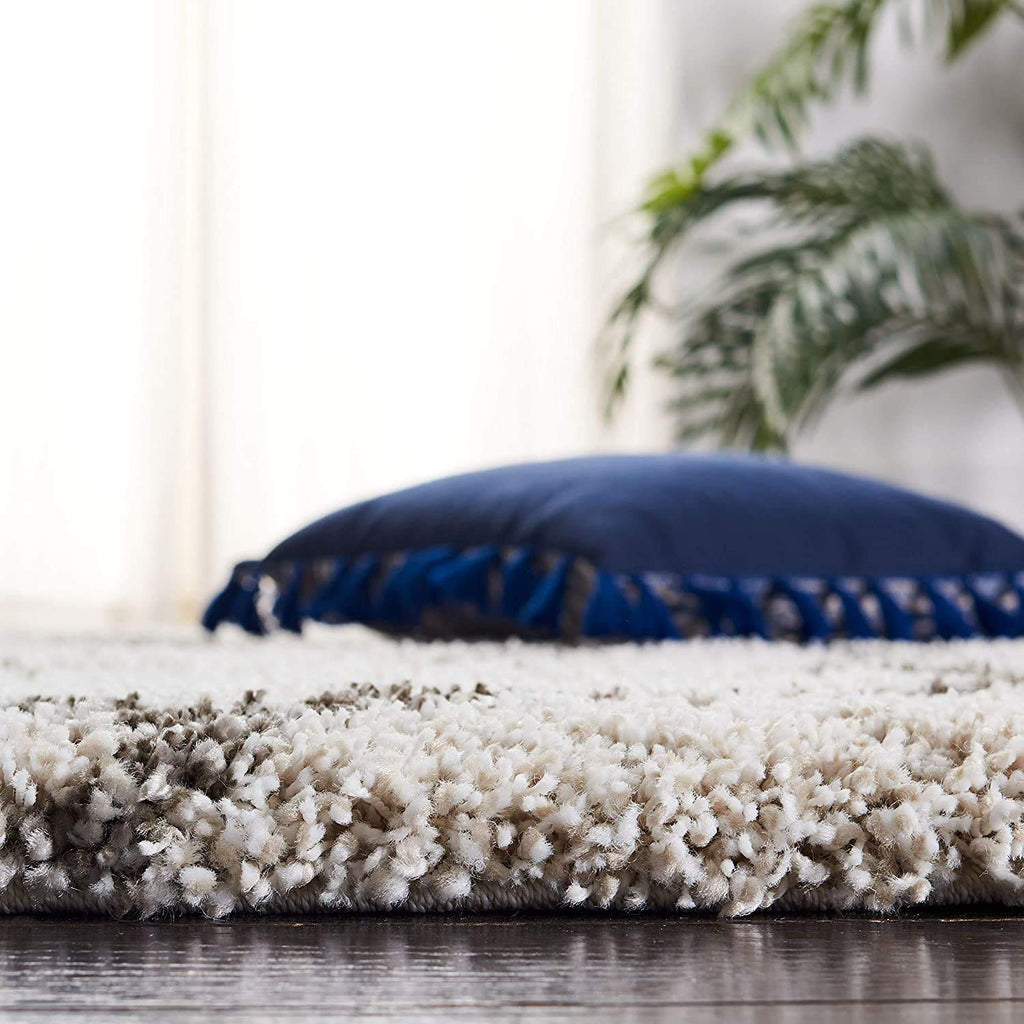 Ivory Trellis Design Area Carpet & Rug
