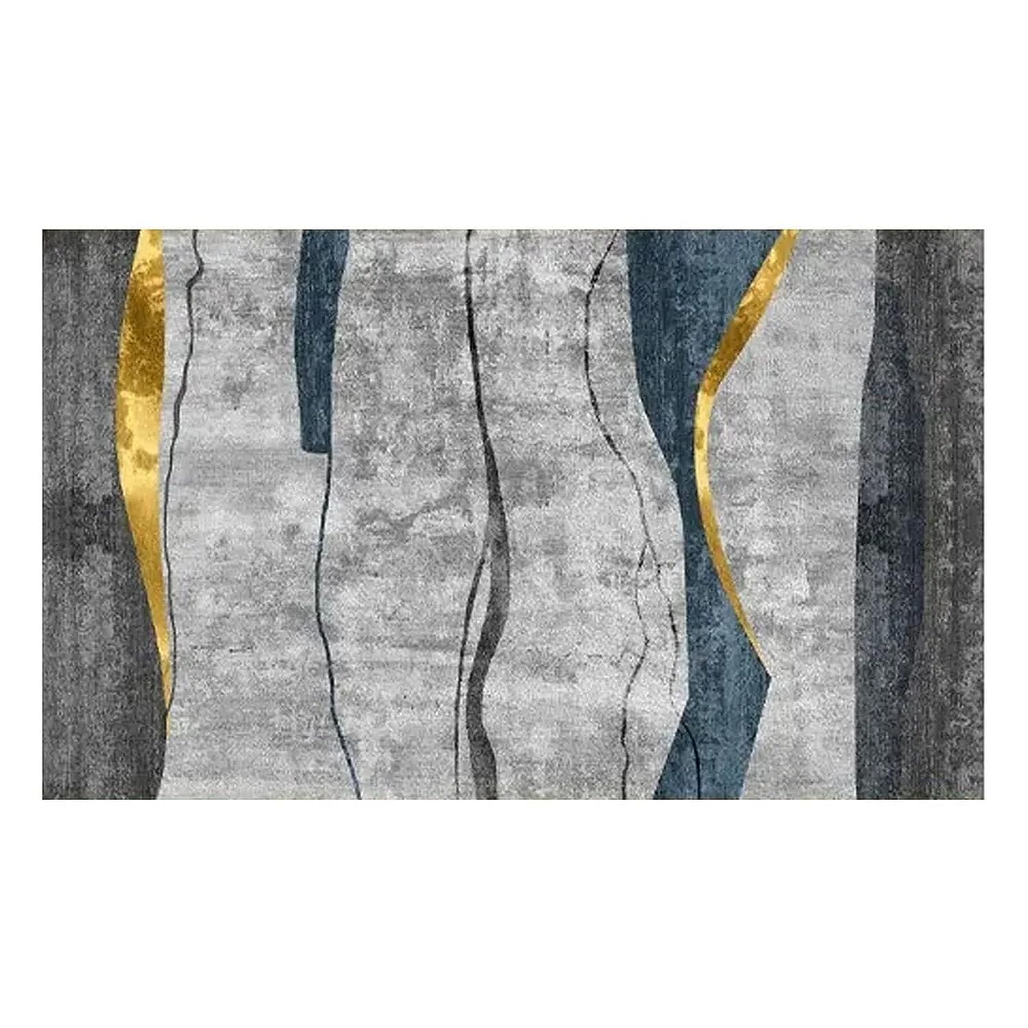 Premium Grey Linear Viscose Carpet