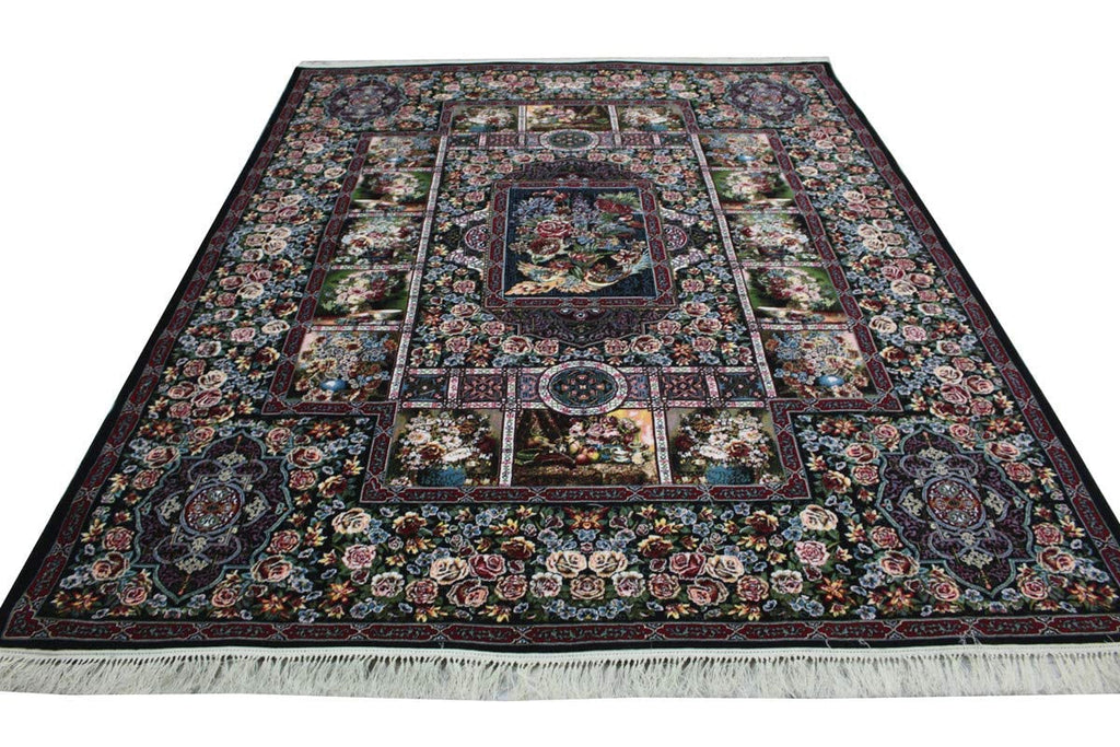 Premium Persian Irani Silk Carpet