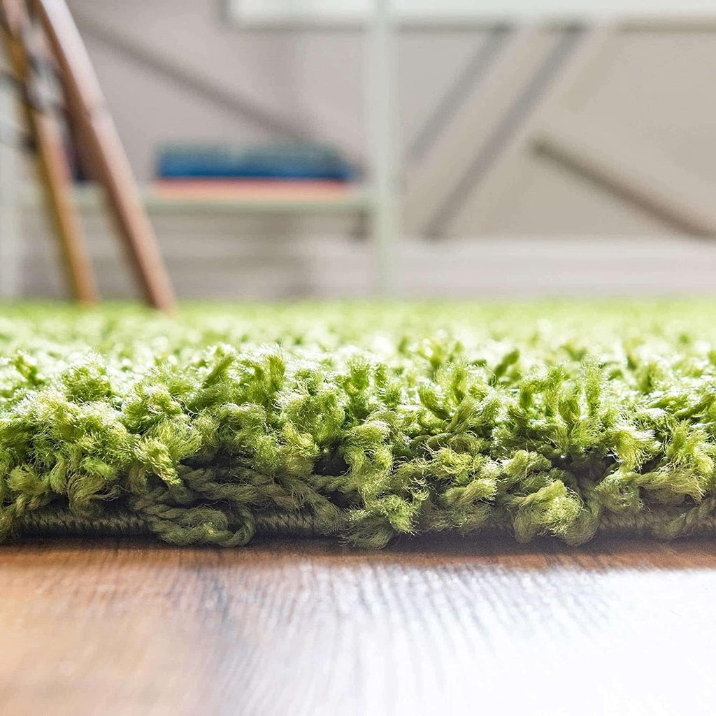 Nature Green Premium Shaggy Carpet