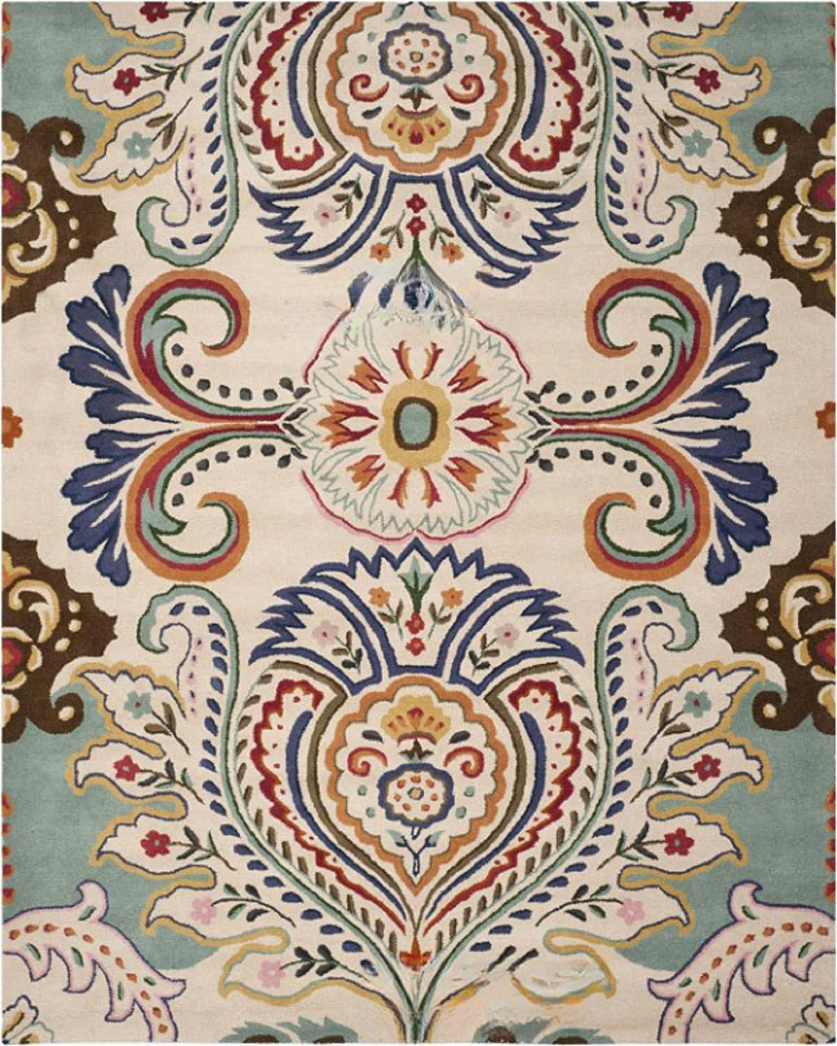 Persian Floral Wool Rug