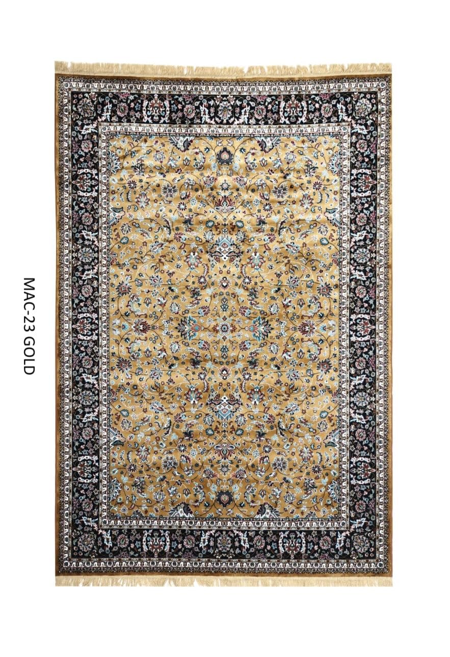 Gold All Over Bohemian Statement Rug
