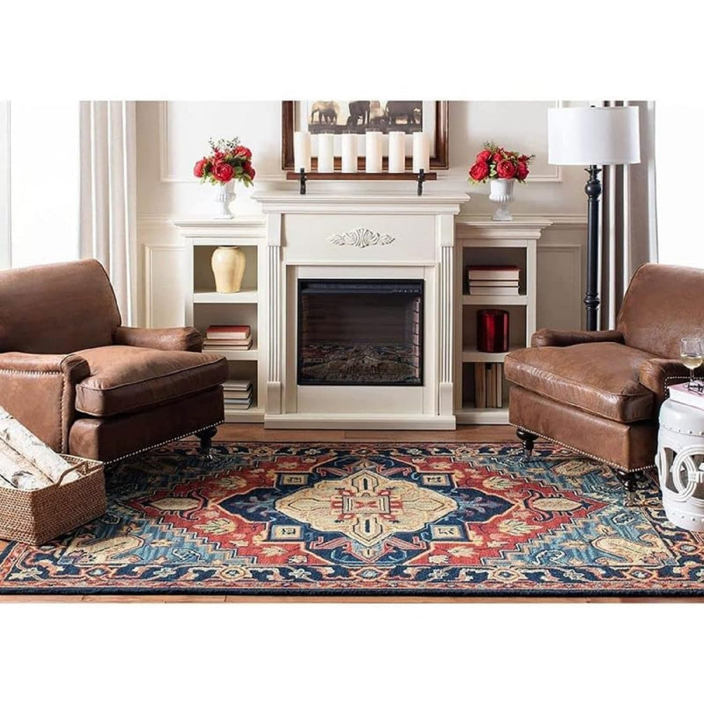 Persian Floral Wool Rug