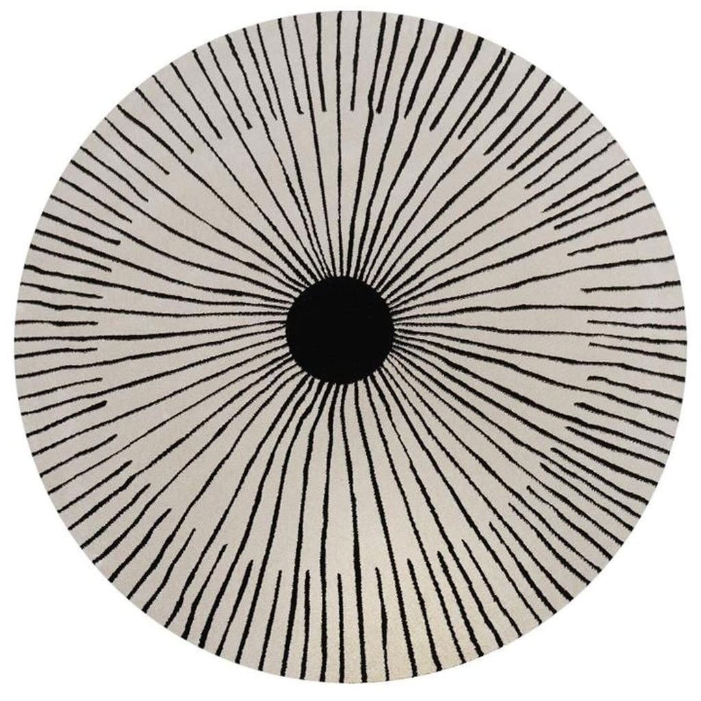 Eclipse Ray Round Carpet
