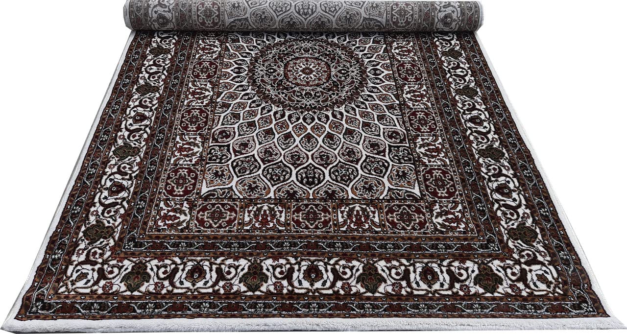 Floral Design Soft Acrylic Carpet for Living Room