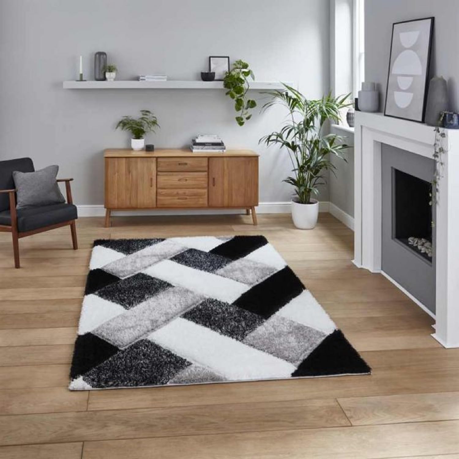 Soft Comfort White Carpet & Rug