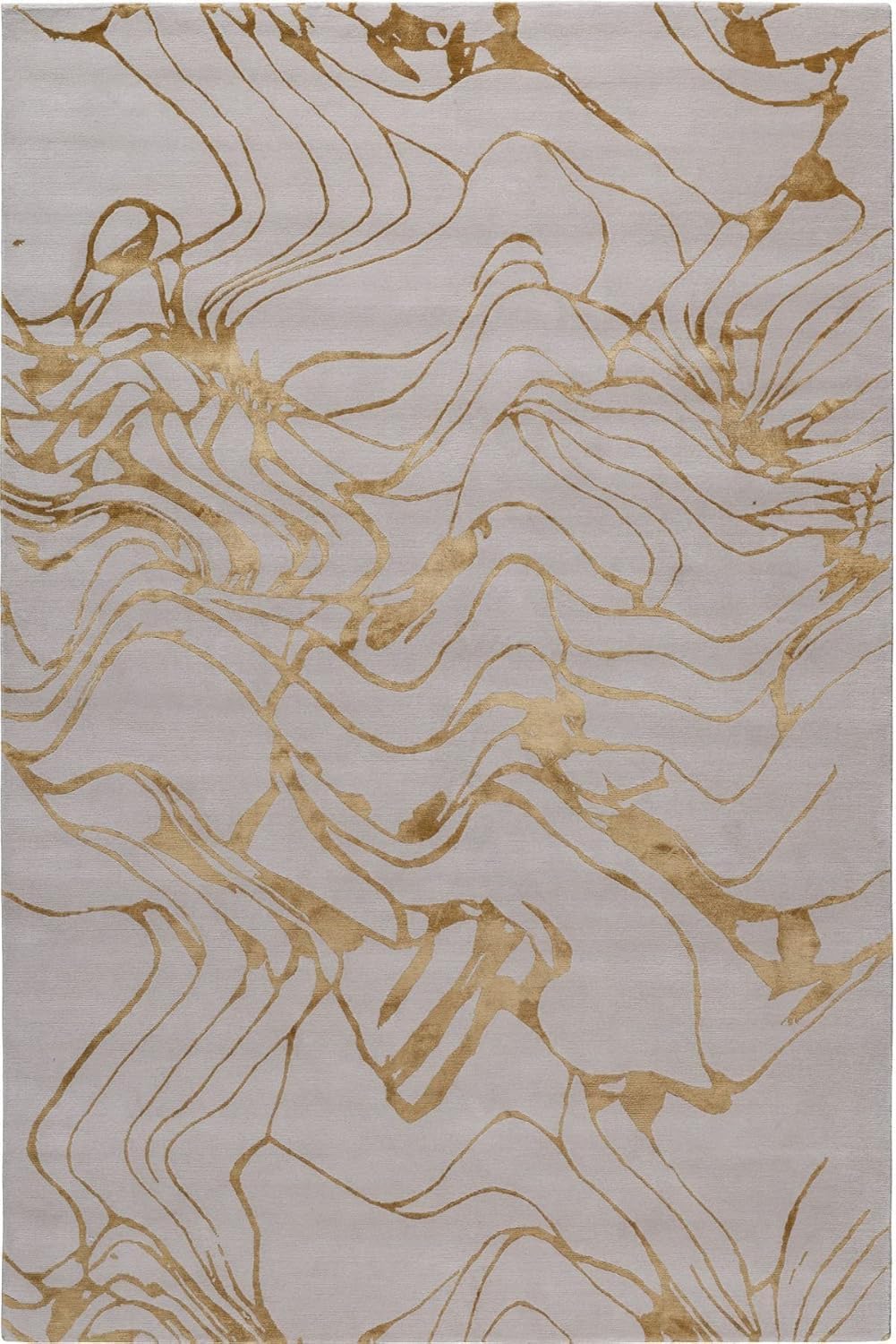Silk Hand Tufted Carpet Modern Premium Area Rug