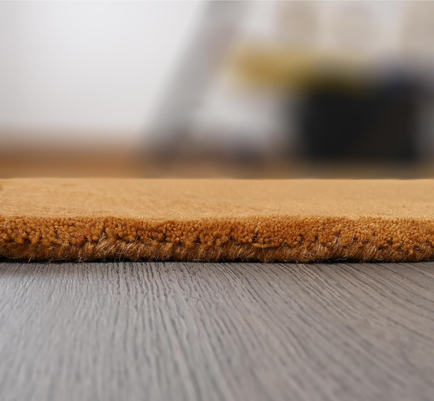 Organic Wave Edge Wool Area Rug