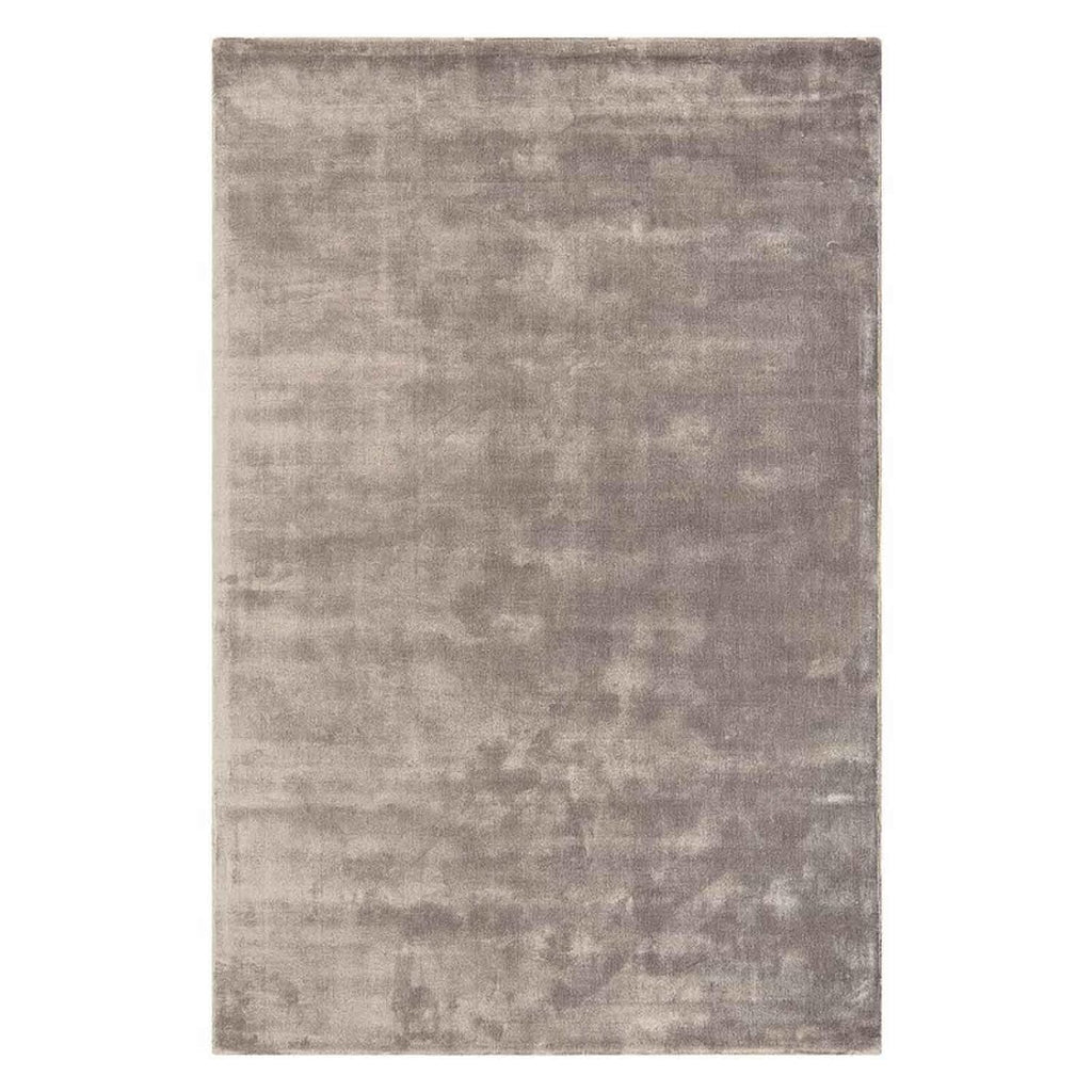 Silver Mist Minimal Luxe Silk Viscose Carpet