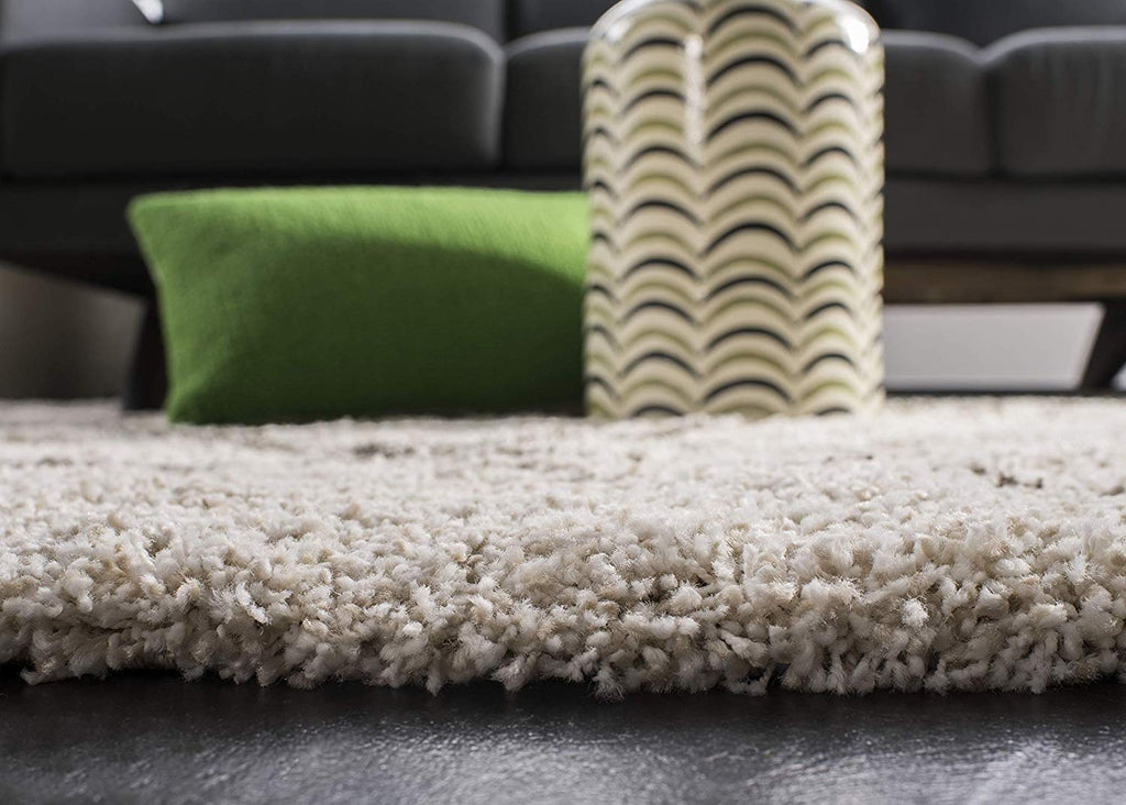 Ivory Grey Diamond Grid Carpet